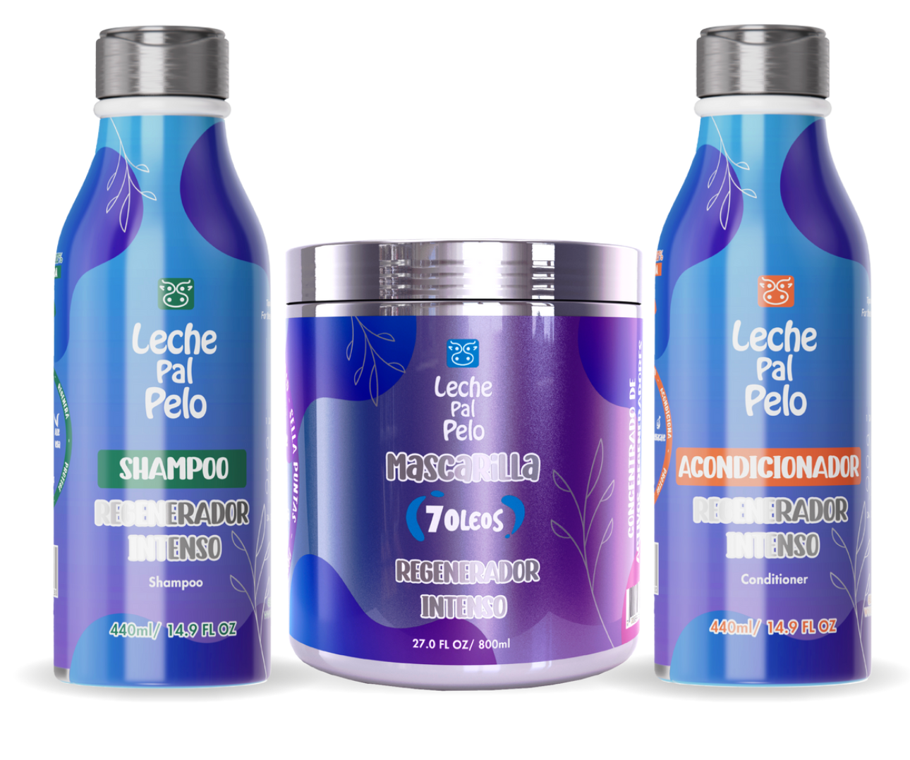 Leche Pal Pelo Kit Regenerador Intenso