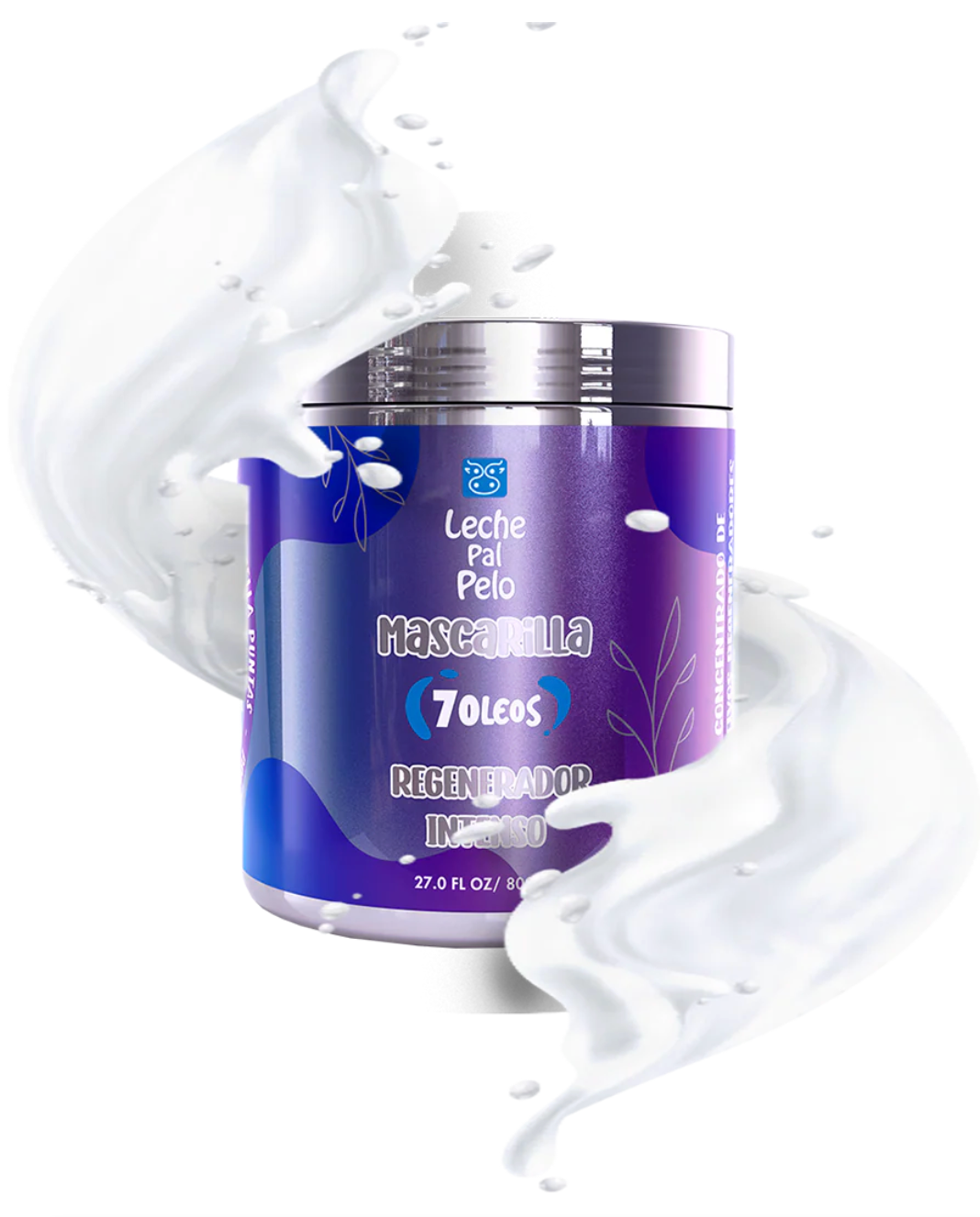 Leche Pal Pelo Mascarilla Regenerador Intenso 7 Oleos