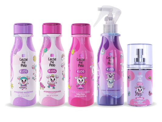 Leche Pal Pelo Kit De Niñas